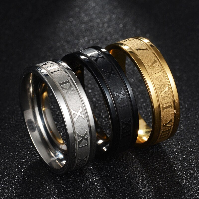 Anneau Chiffres Romains Medieval Fantasy - Main Image