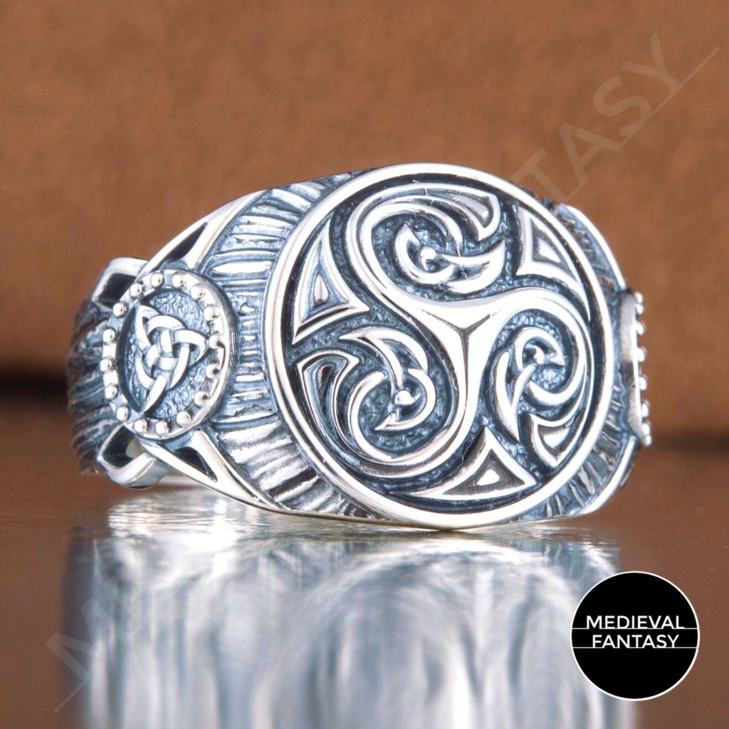 BAGUE TRISKEL ARGENT MASSIF
