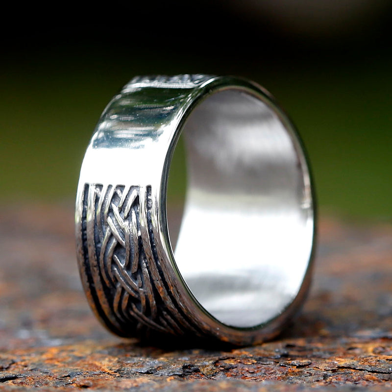 BAGUE VIKING <br> MJÖLNIR CRÂNE