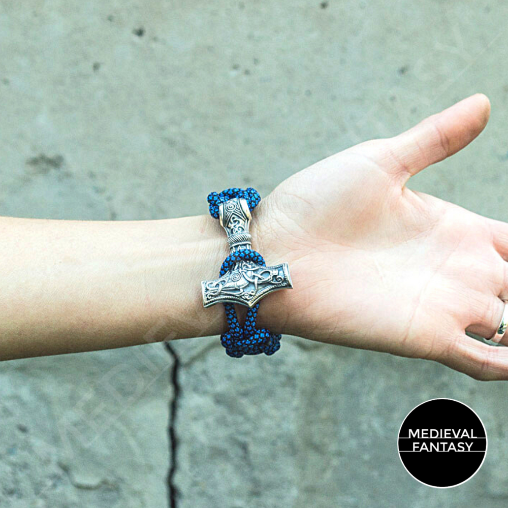 Bracelet Paracorde Marteau De Thor Mjolnir - Style Celte/nordique, Neuf Avec étiquettes