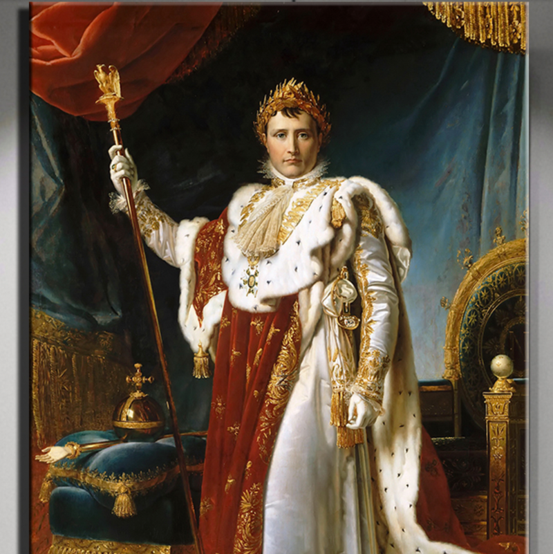 Tableau Chat Multicolore Tableau Toile Décoratif - Empereur Napoléon Bonaparte - Format 50x70 Cm - Multicolore Décoration Murale Historique Tableau Chat Multicolore Tableau Toile Décoratif - Empereur Napoléon Bonaparte - Format 50x70 Cm - Multicolore Décoration Murale Historique