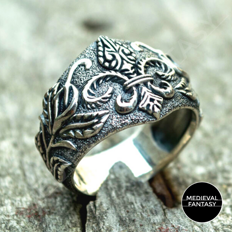 Bague argent fleur de lys hotsell