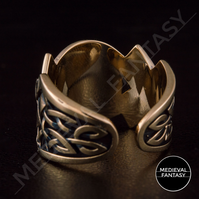 BAGUE VALKNUT - BRONZE MASSIF